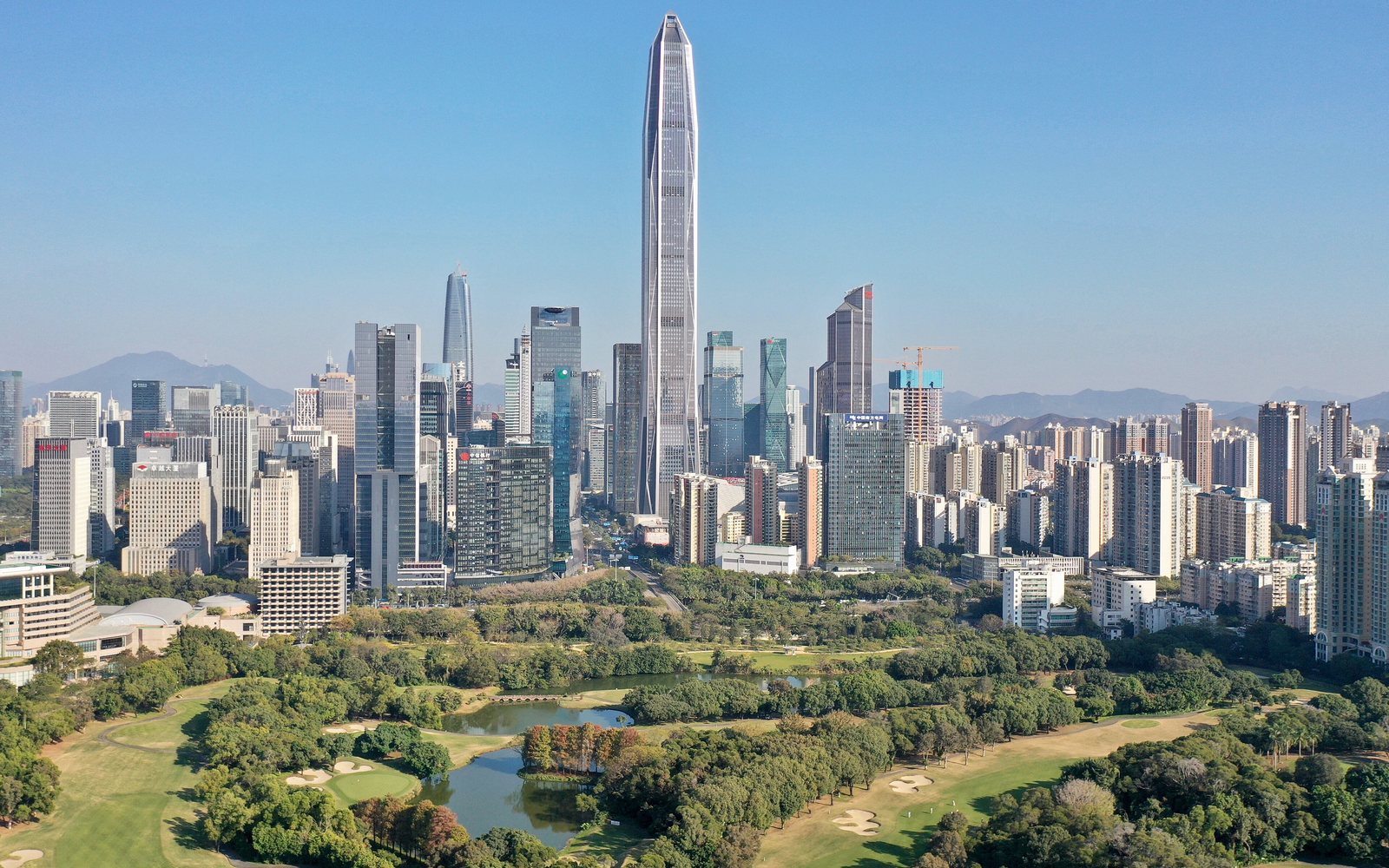 Futian, Shenzhen, cover for Round Square and international exchange